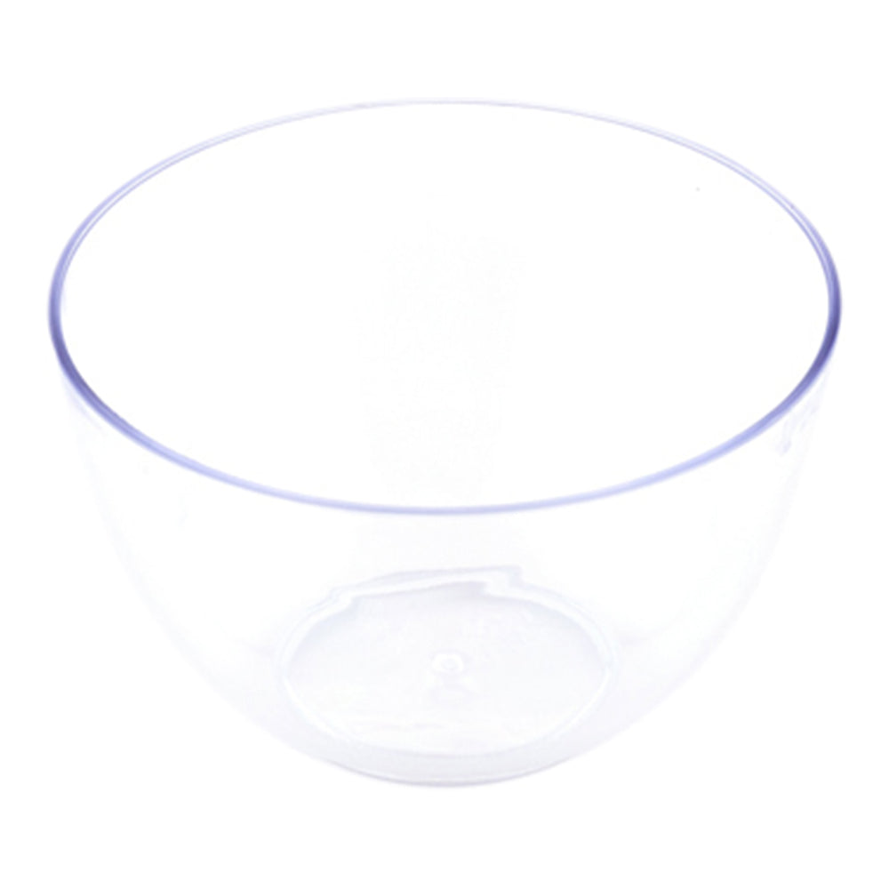 100 4 oz Round Clear Plastic Bodega Cups and 100 Silver Plastic 4" Mini Spoons