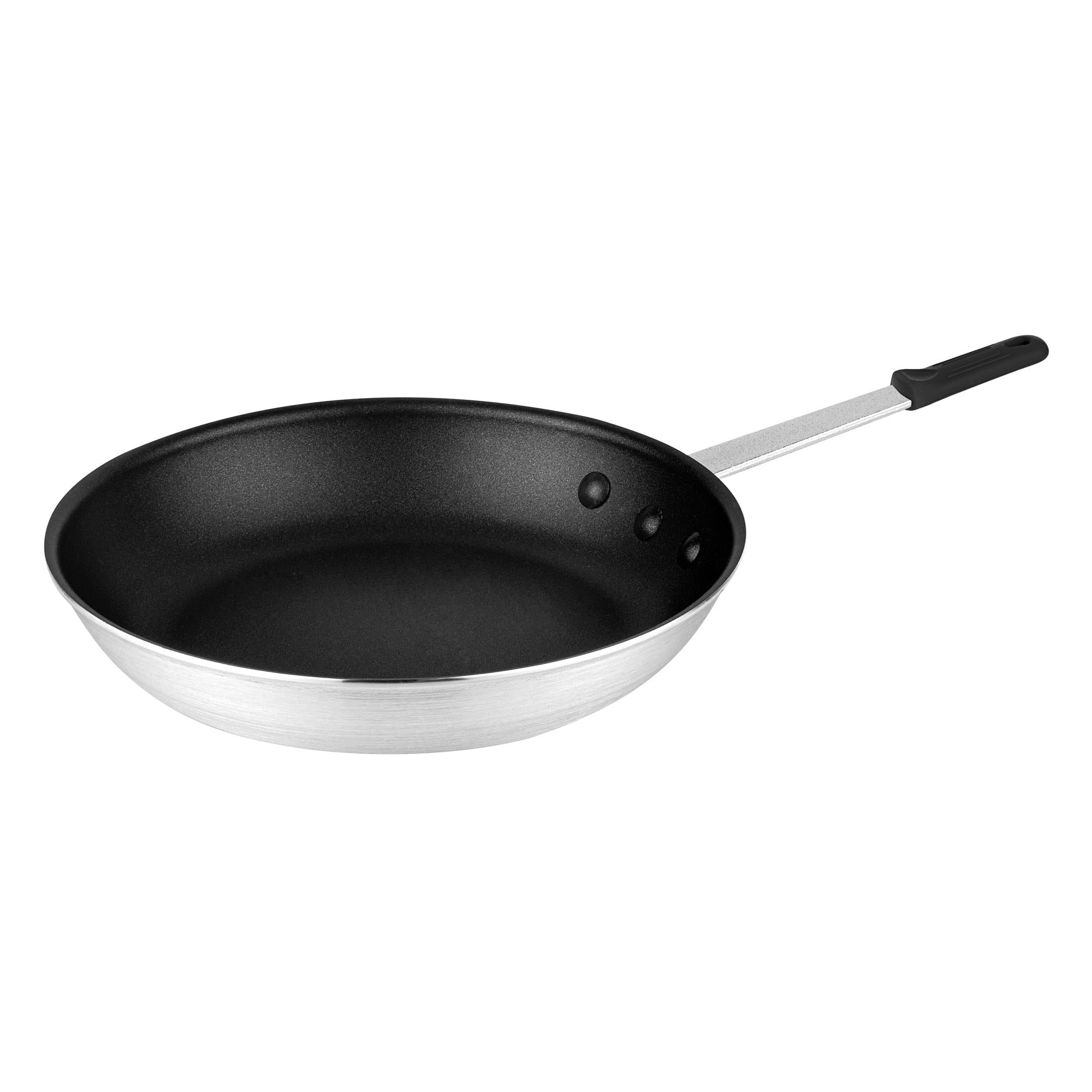 Met Lux 1 Aluminum 10" Non-Stick Fry Pan and 1 Black Silicone Pan Handle Sleeve