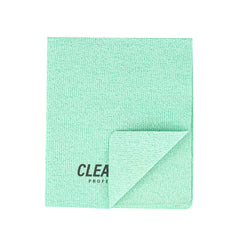 Clean Tek Professional Green Microfiber Cleaning / Drying Cloth - 13'' x 15'' - 5 count box