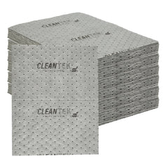 Clean Tek Professional Gray Universal Sorbent Pad - Medium Weight, Perforated - 15