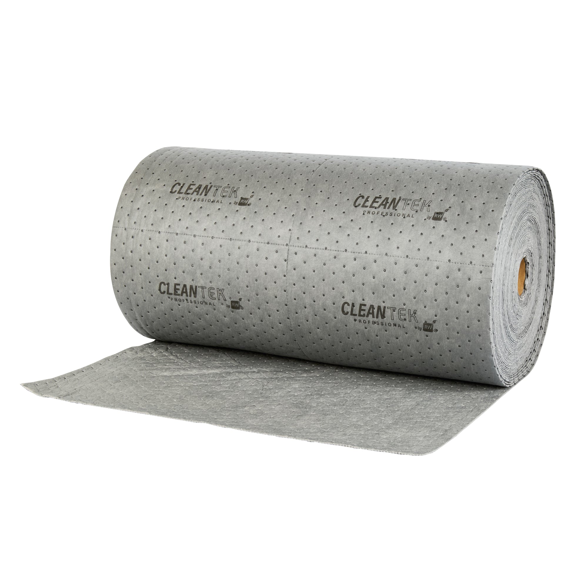 Clean Tek Professional Gray Universal Sorbent Roll - Medium Weight, Perforated - 150' x 30" - 1 count box