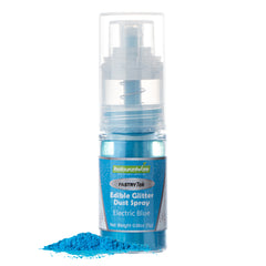 Pastry Tek 5g Electric Blue Edible Glitter Dust Spray - 1 count box