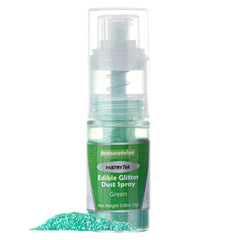 Pastry Tek 5g Green Edible Glitter Dust Spray - 1 count box