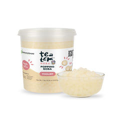 Tea Tek 7 lb Popping Boba - Yogurt - 4 count box