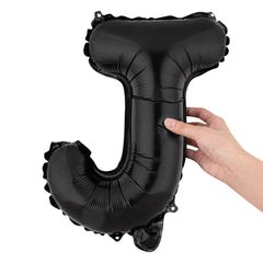 Balloonify Black Mylar Letter J Balloon - 16