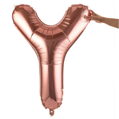 Balloonify Rose Gold Mylar Letter Y Balloon - 40