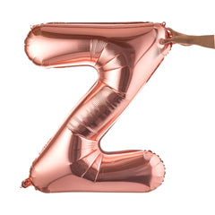 Balloonify Rose Gold Mylar Letter Z Balloon - 40