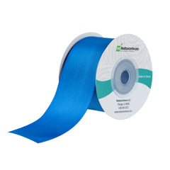 Gift Tek Royal Blue Polyester Satin Ribbon - Single Face - 1 1/2