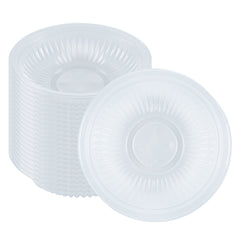 RW Base 34 oz Round Clear Plastic Bowl - Microwavable - 9