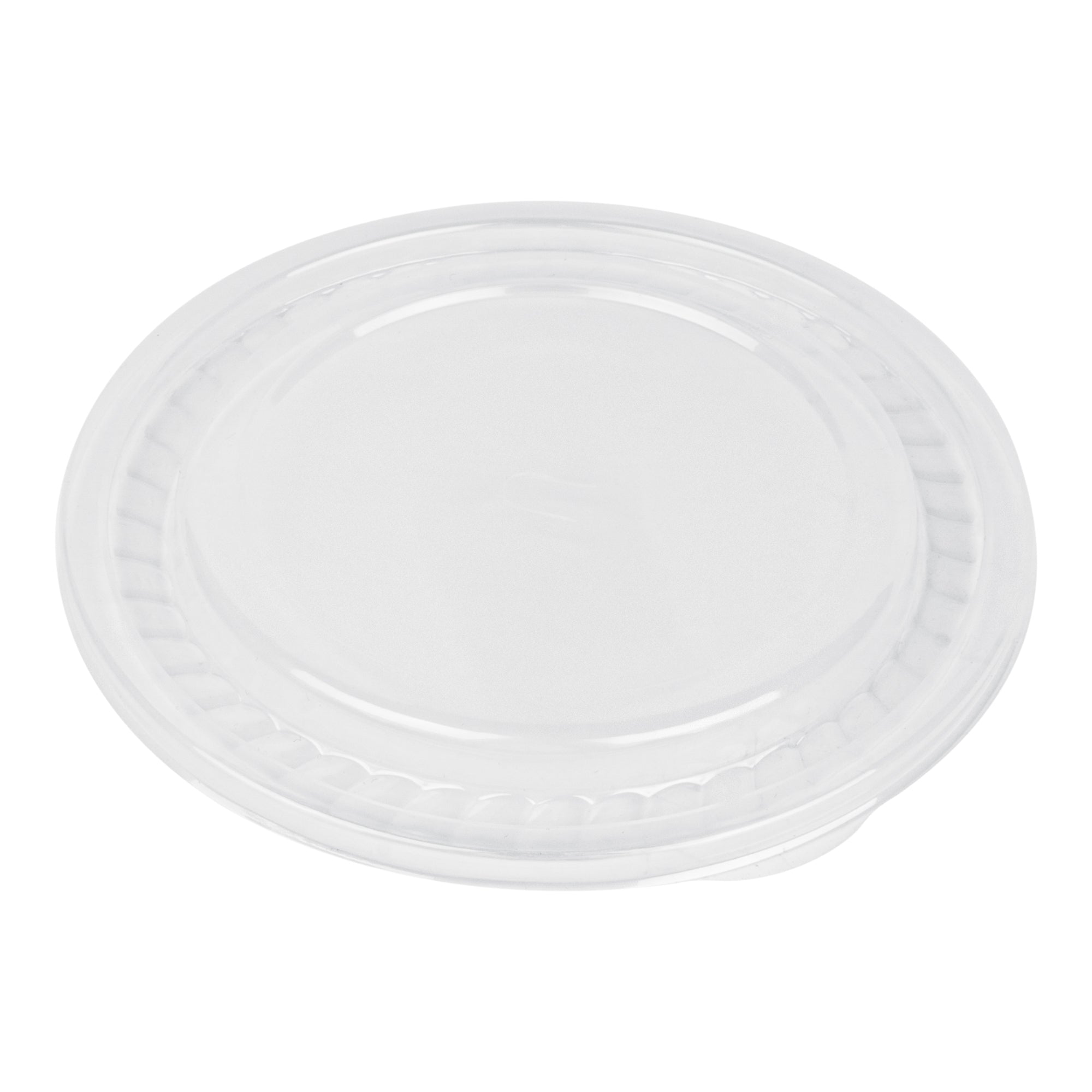 Bento Tek Round Clear Plastic Lid - Fits 10 oz Asian Style Bowl - 7'' x 7'' - 400 count box