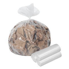 RW Clean 45 gal Clear Plastic Trash Can Liner - Heavy-Duty, 1.5 mil - 40