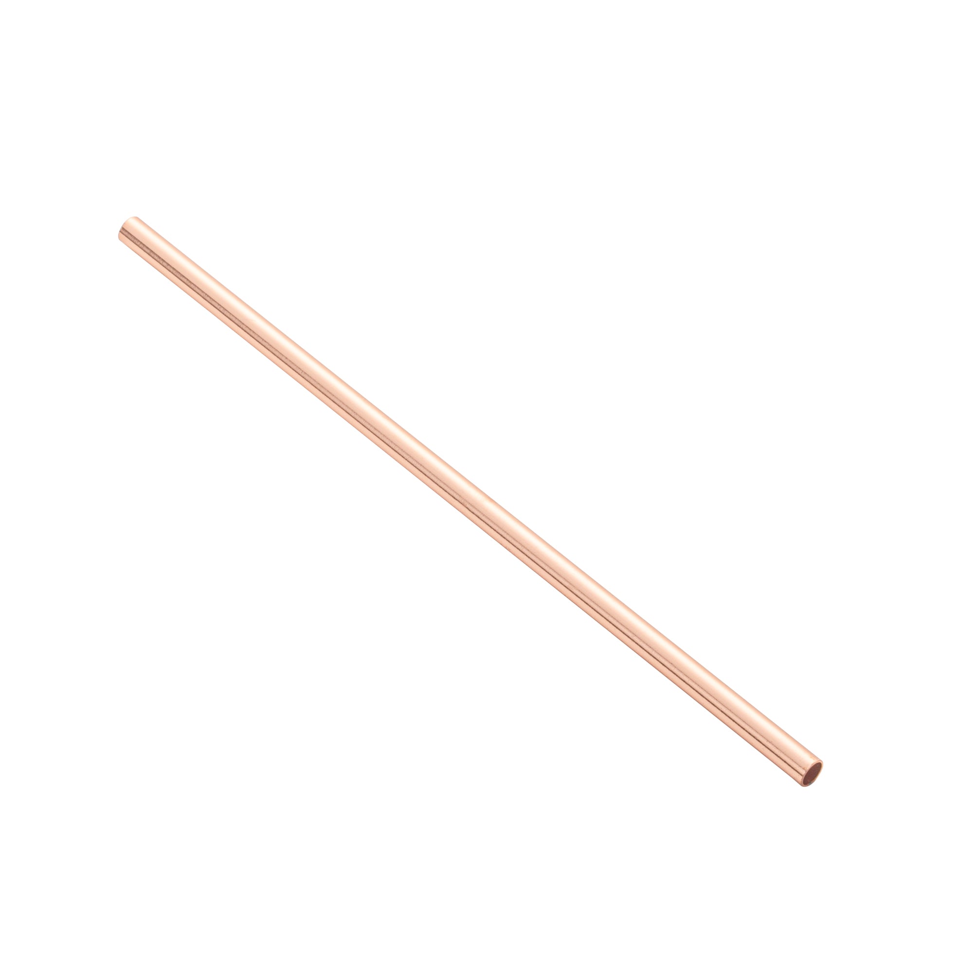 Bar Lux Copper-Plated Stainless Steel Straw - 5" - 2 count box