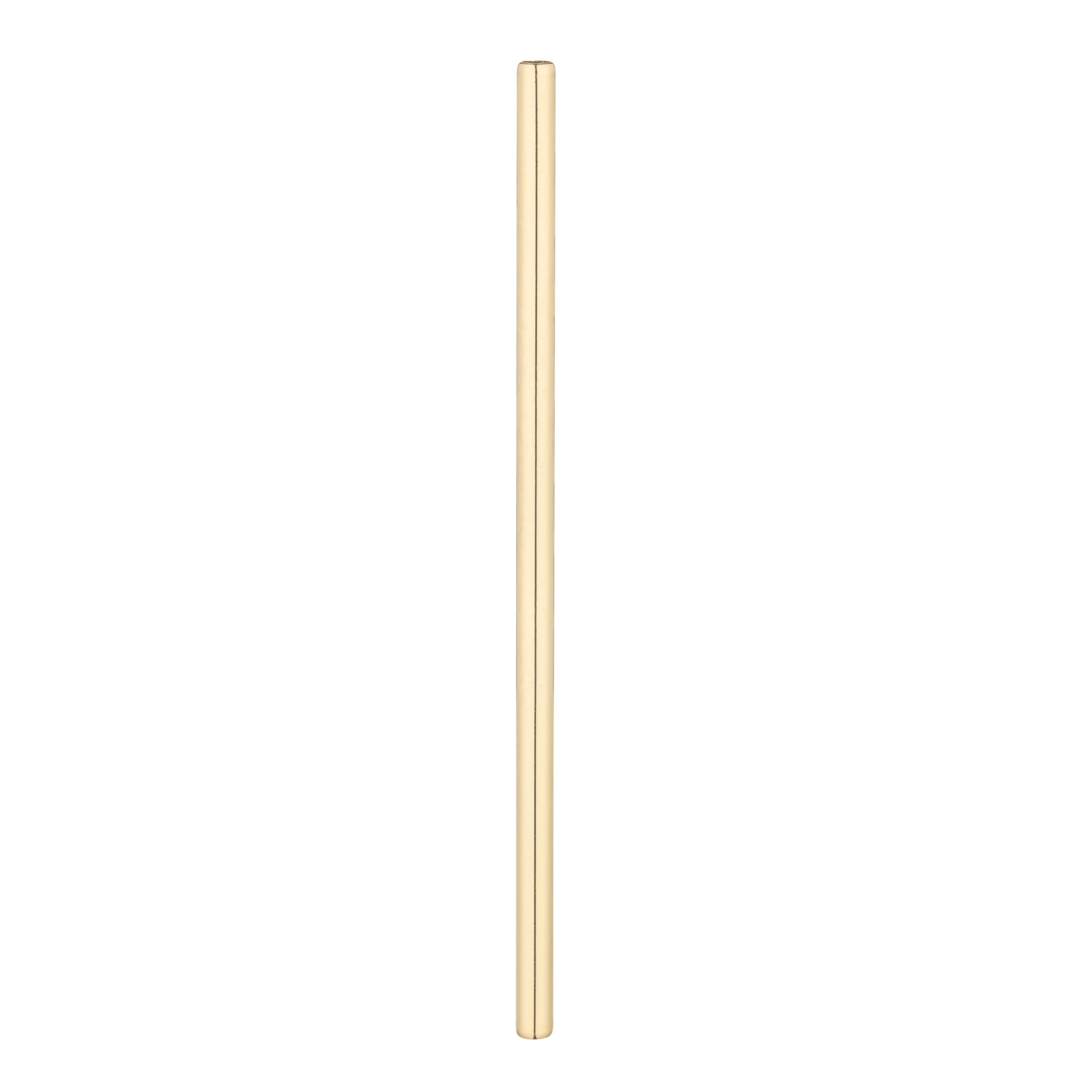 Bar Lux Gold-Plated Stainless Steel Straw - 5" - 2 count box