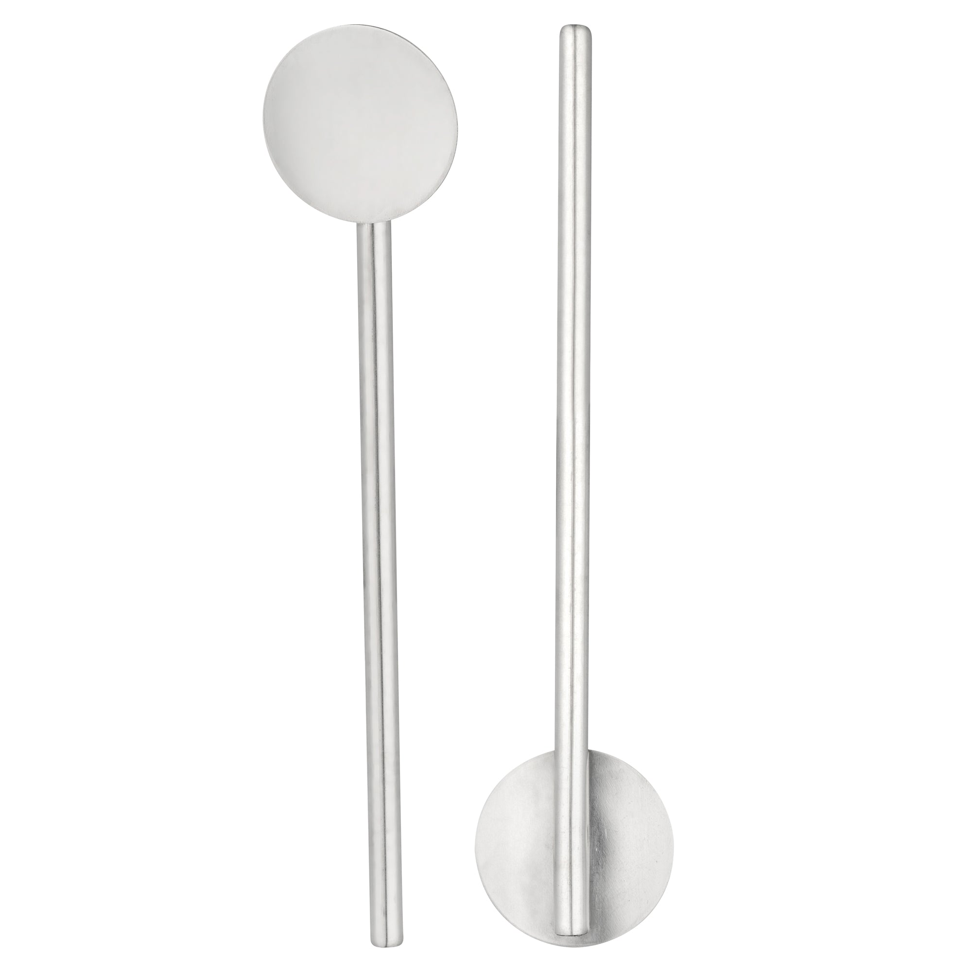 Bar Lux Stainless Steel Julep Spoon Straw - 5" - 2 count box