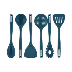 Met Lux Teal Silicone Cooking Utensil Set - 6-Piece - 1 count box