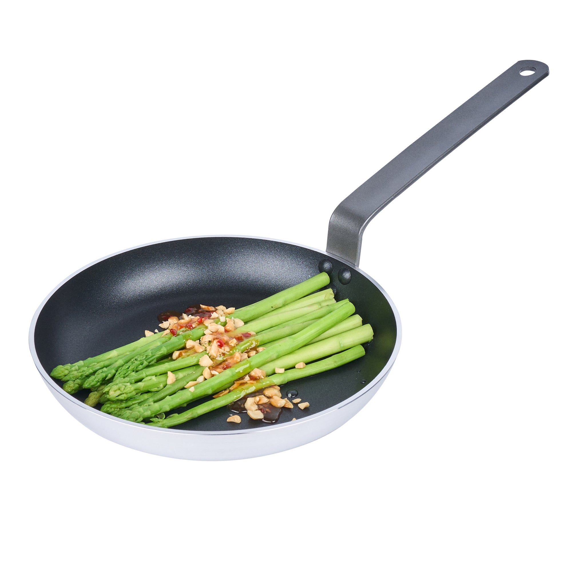 Met Lux Aluminum 10" Fry Pan - Non-Stick, Induction Ready, Heavy Duty - 6 count box