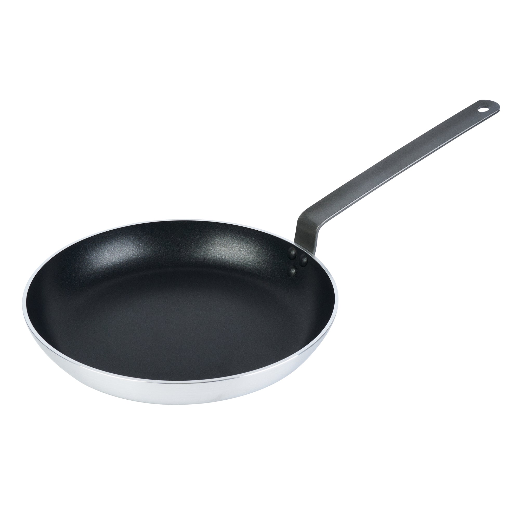 Met Lux Aluminum 12" Fry Pan - Non-Stick, Induction Ready, Heavy Duty - 6 count box