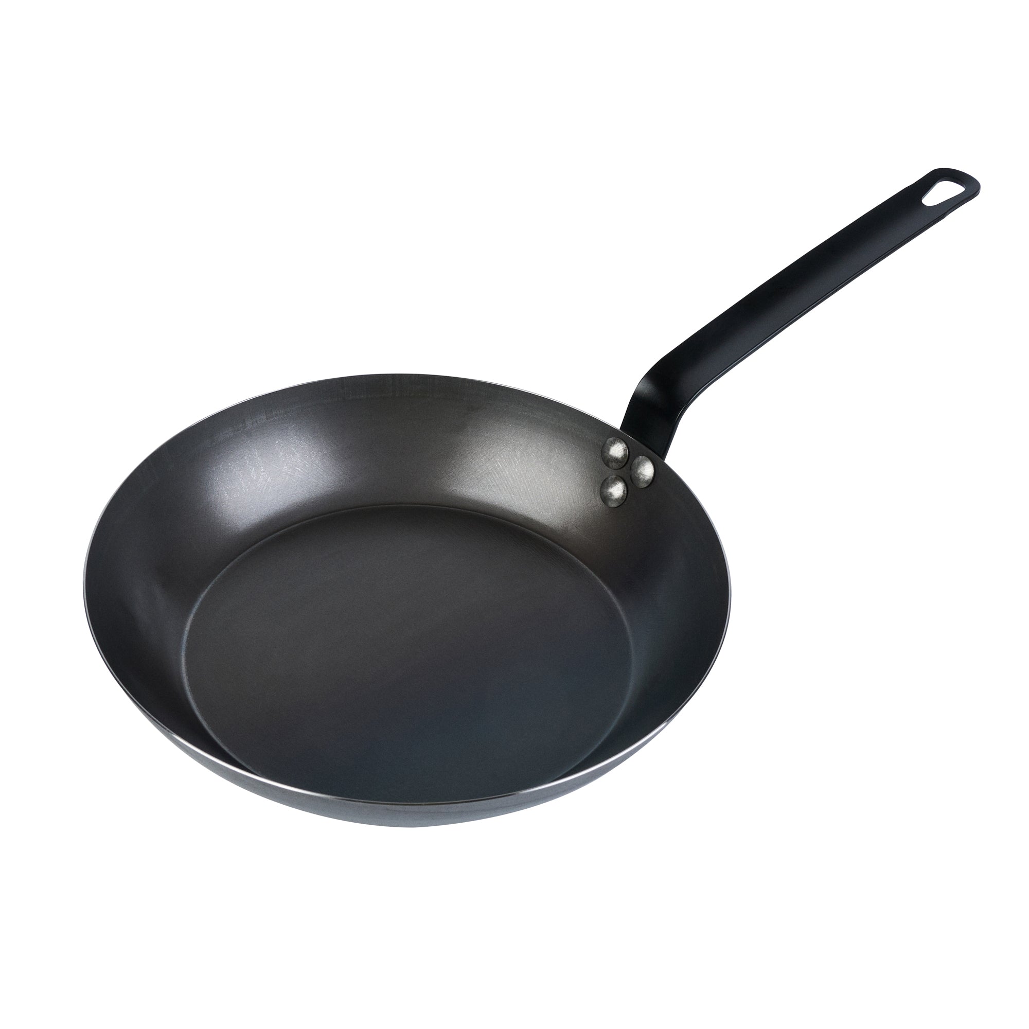 Met Lux Black Carbon Steel 11" Fry Pan - 6 count box