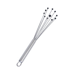 German Standard Stainless Steel Ball Whisk - with Silicone Tips - 10 3/4'' - 1 count box