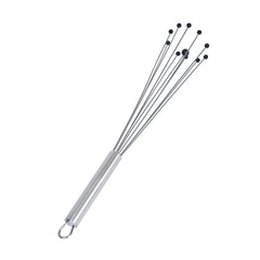 German Standard Stainless Steel Ball Whisk - with Silicone Tips - 12 1/2'' - 1 count box