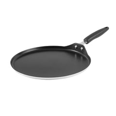 Met Lux Round Aluminum Griddle - Non-Stick, with Bakelite Handles - 12