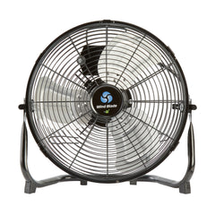 Wind Blade 3-Speed Industrial Floor Fan - Tilt Head, 1/18 HP, 1,680 CFM - 12