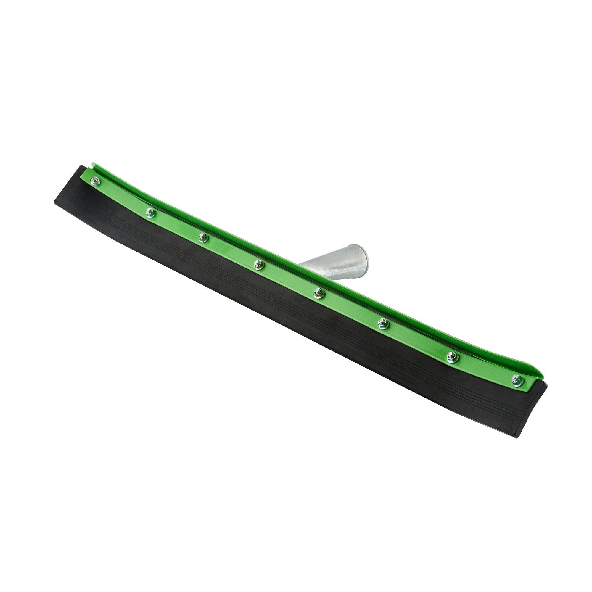 Clean Tek Professional Green Steel Heavy-Duty Floor Squeegee - Curved - 24" - 1 count box