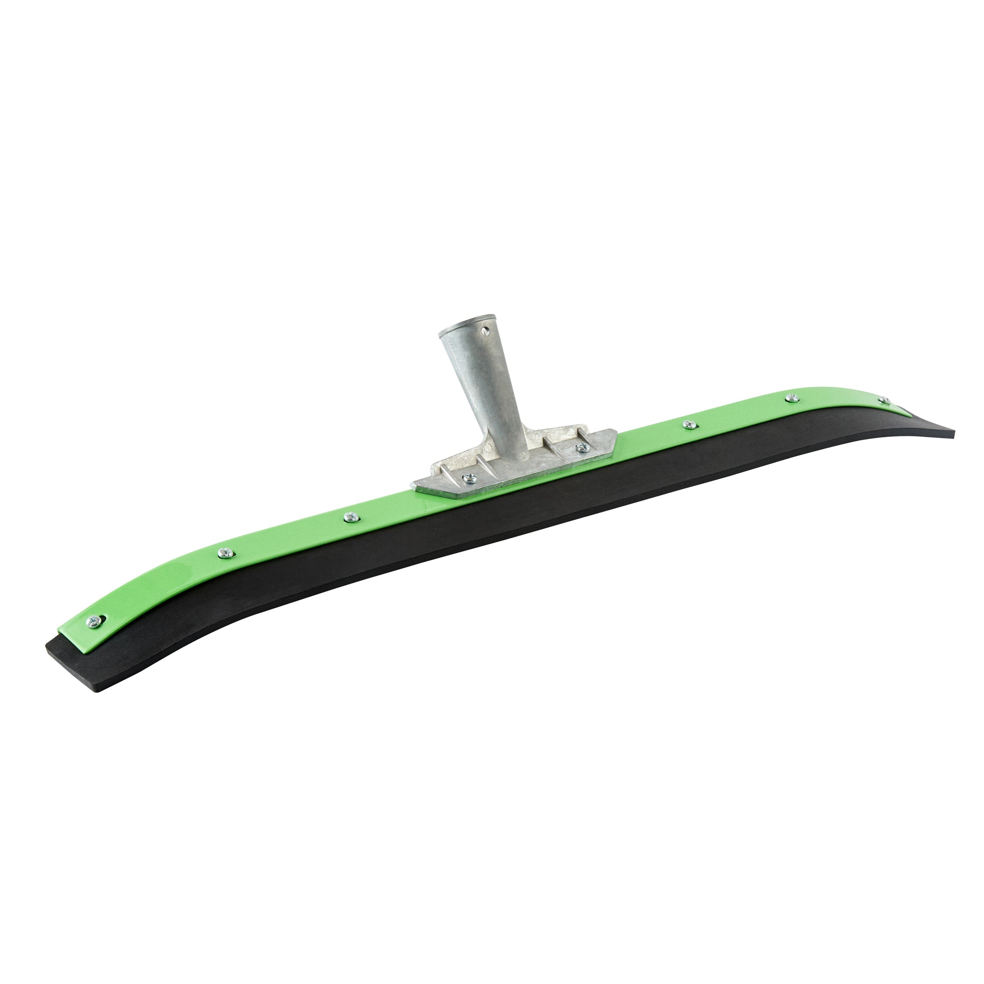 Clean Tek Professional Green Steel Heavy-Duty Floor Squeegee - Curved - 24" - 1 count box