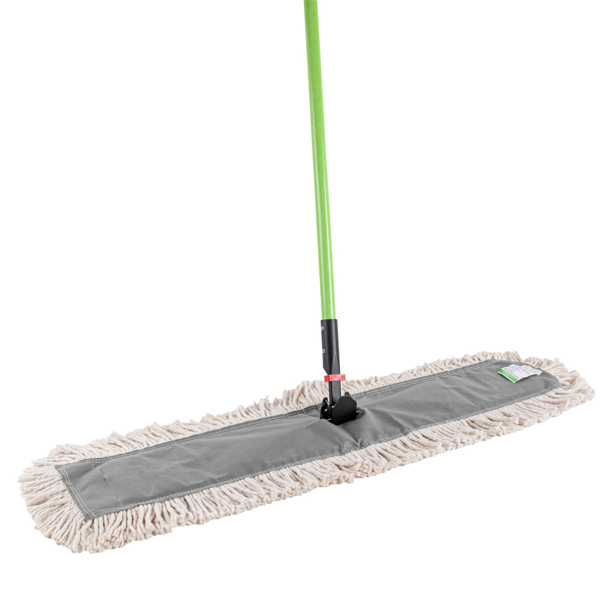 Clean Tek Professional Cotton Dust / Dry Mop - with 64" Handle - 35 3/4" x 5" - 1 count box