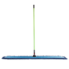 Clean Tek Professional Blue Cotton-Poly Blend Dust / Dry Mop - with 64