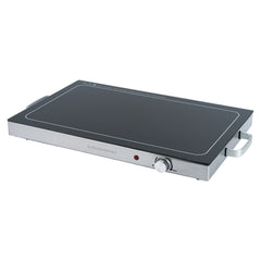 Kitchen Tek Stainless Steel Warming Tray - 120V, with Adjustable Temperature Control - 24 3/4