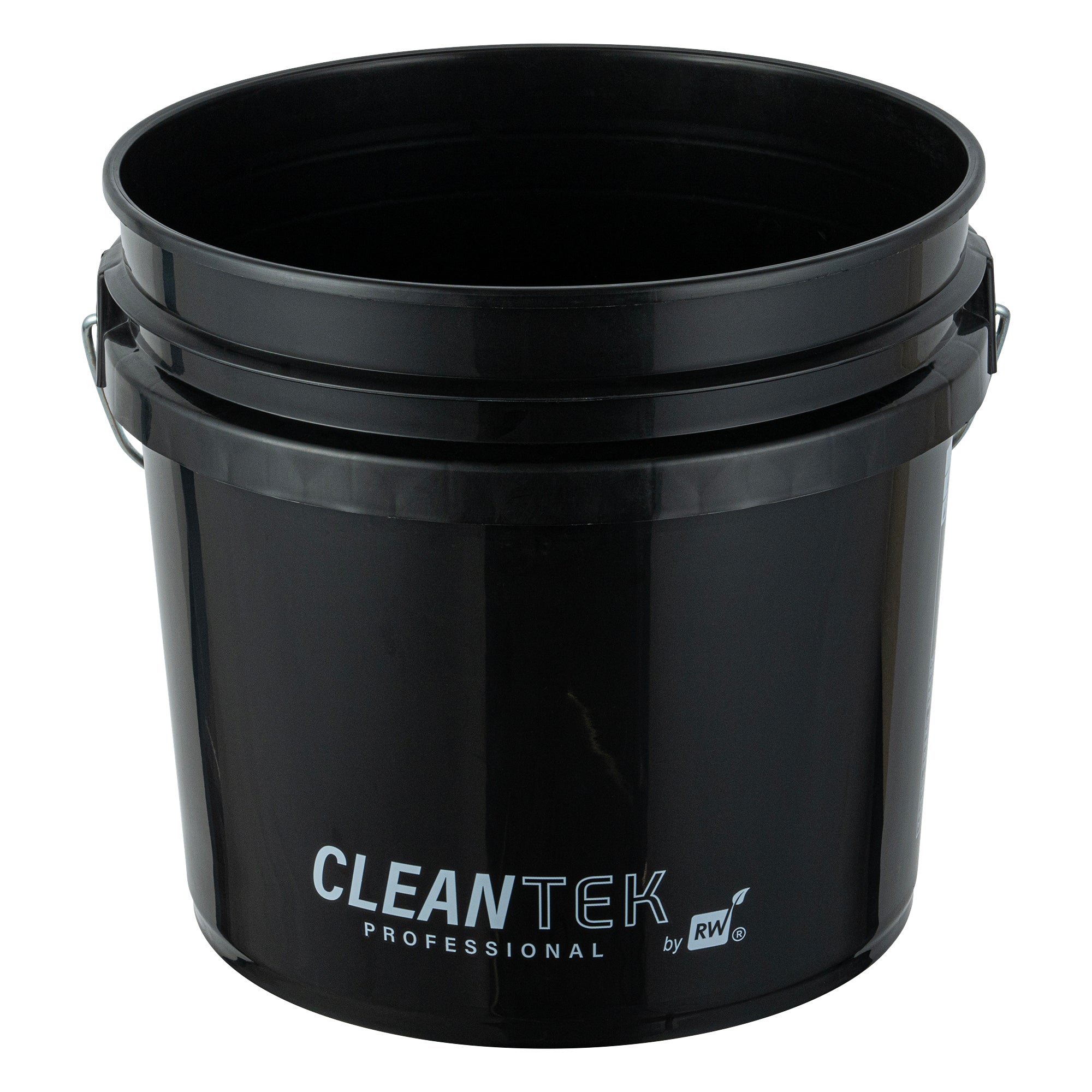 Clean Tek Professional 3.5 gal Round Black Plastic Pail - 12 1/4" x 12 1/4" x 10 3/4" - 1 count box